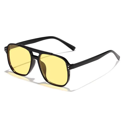 Vintage Oversized Square Sunglasses – UV400 Retro Shades for Men & Women
