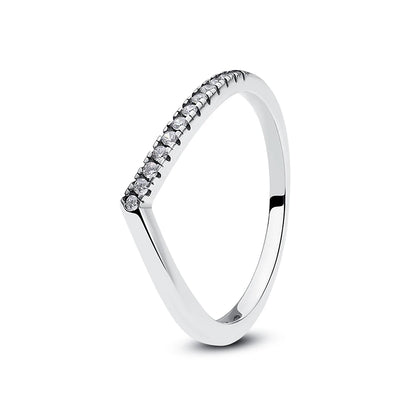 925 Sterling Silver Love Heart Crown Ring – Rose Gold Engagement Jewelry