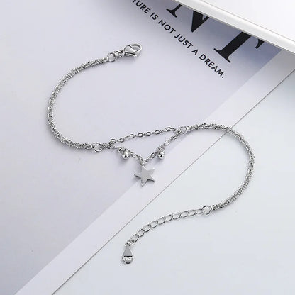 VENTFILLE 925 Silver Diamond Butterfly Bracelet – Adjustable Flower Jewelry for Women