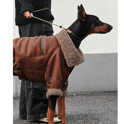 Large Dog Winter Coat - Warm Jacket for Samoyed, Husky, Golden Retriever & Other Big Breeds - BeeTrendyShop.COM