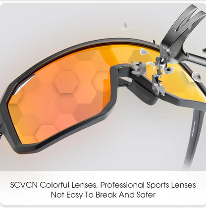 SCVCN Cycling Glasses – UV400 Mountain Bike & Hiking Sports Eyewear