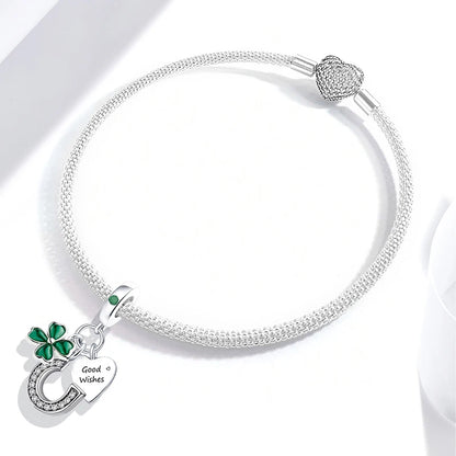 925 Sterling Silver Heart, Flower, Clover & Turtle Charm Bead – DIY Birthday Jewelry