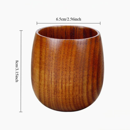 Japanese Solid Wood Ramen & Rice Noodle Bowl – Natural No-Splicing Kitchen Tableware