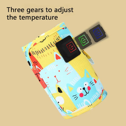 Portable USB Milk Warmer Bag – Insulated Stroller Travel Nursing Bottle Heater