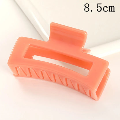 Korean Large Plastic Hair Claw Clip – Fashion Crab Barrette for Women & Girls