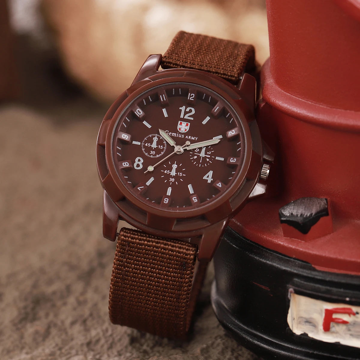 Men Watches Casual Military Quartz Sport Wristwatch Nylon Band Male Clock Watch Relogio Masculino（Without Box） - BeeTrendyShop.COM