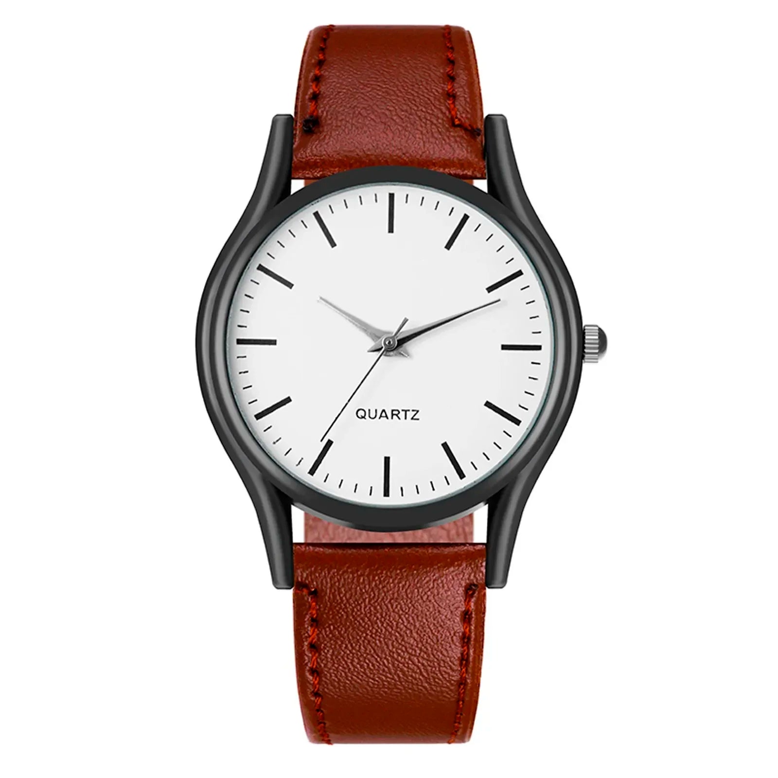 Watches for Men Reloj Hombre Fashion Retro Business Hand Watch Leather Watches Quartz Wristwatch Clock Gift Relogios Masculino - BeeTrendyShop.COM