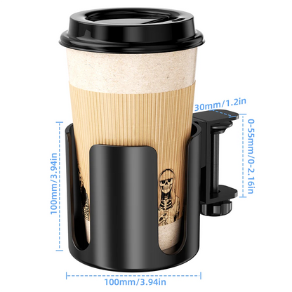 Desk Cup Holder – No-Drill ABS Drinkware Holder for Wooden Surfaces