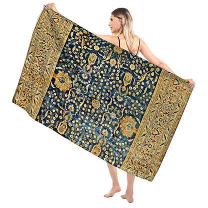 Quick-Dry Microfiber Beach & Bath Towel – Lightweight, Super Absorbent