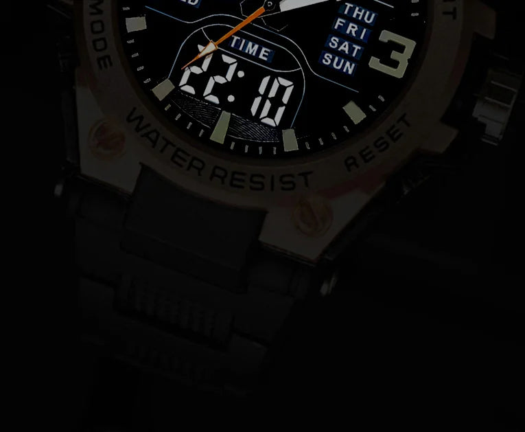 Digital Men Military Watch 50m Waterproof Wristwatch LED Quartz Clock Sport Watch Male Big Watches Men Relogios Masculino