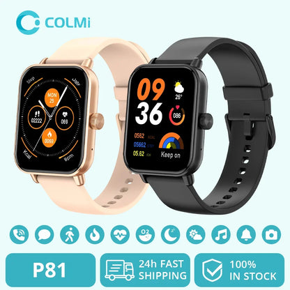 COLMI P81 Ultra Smartwatch – Voice Calling, 1.9" Screen, 24H Health Monitor, 100+ Sport Modes