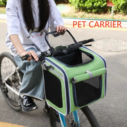 Motorcycle Pet Carrier Bag – Portable Outdoor Backpack for Cats & Dogs | Bicycle & Car Travel