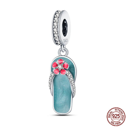 925 Sterling Silver Chameleon Luminous Butterfly Charm Bead – DIY Jewelry