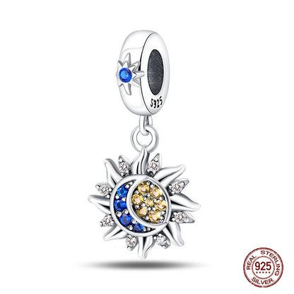 925 Sterling Silver Chameleon Luminous Butterfly Charm Bead – DIY Jewelry
