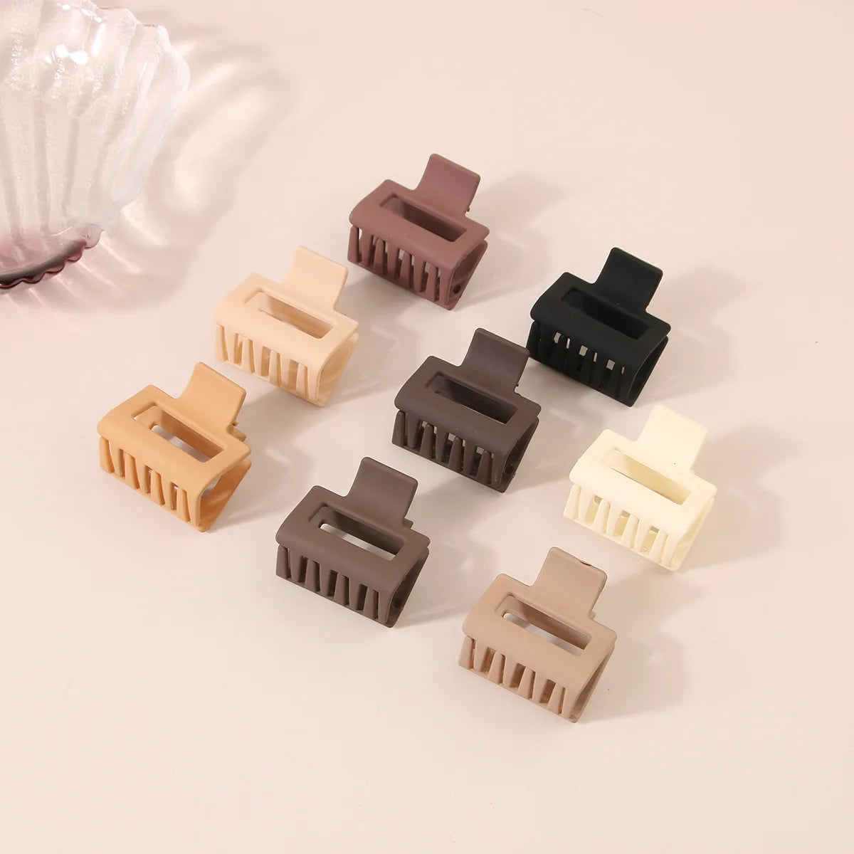 8Pcs Medium Hair Claw Clips – Matte Jaw Clips for Thin Hair (Women & Girls)