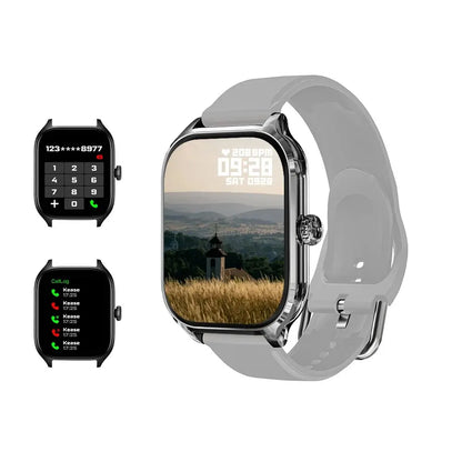LAXASFIT H9 & H6 Smartwatch – Dial to Answer Calls, Heart Rate, Blood Oxygen, Bluetooth