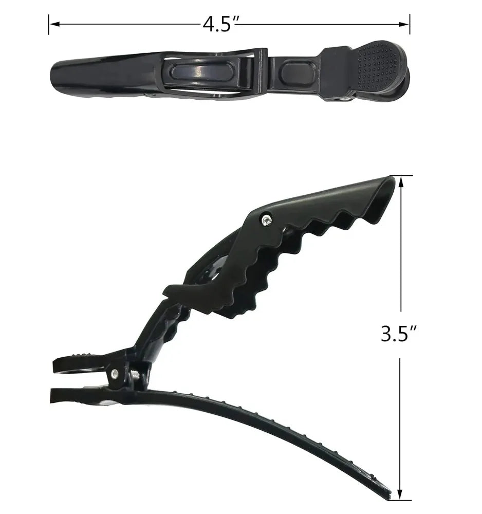 5PCS Alligator Hair Clip Hairdressing Clamps Plastic Hair Claw Hairpins Barber Clips for Salon Styling Tools  Hair Accessories