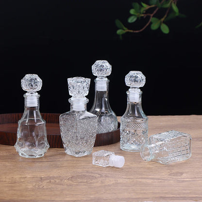 Transparent Whiskey Glass Decanter – 100ml & 150ml Party Barware Bottle