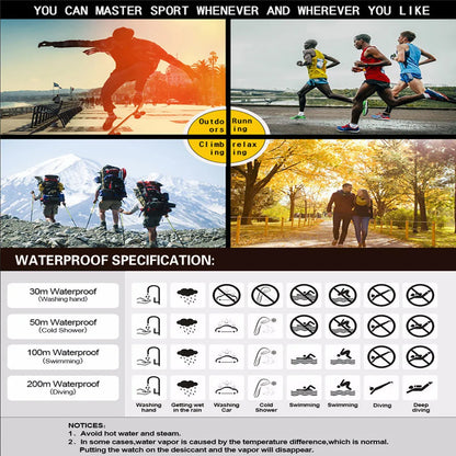 Sports Watch Men women Analog Digital Military Armys Sport LED Water Resistant Wrist Watch Band adjustable JP quartz movement - BeeTrendyShop.COM