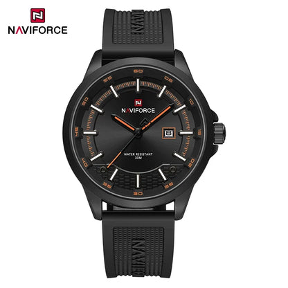 NAVIFORCE Men's Military Sport Watch – 30M Waterproof, Shockproof, Auto Date Display