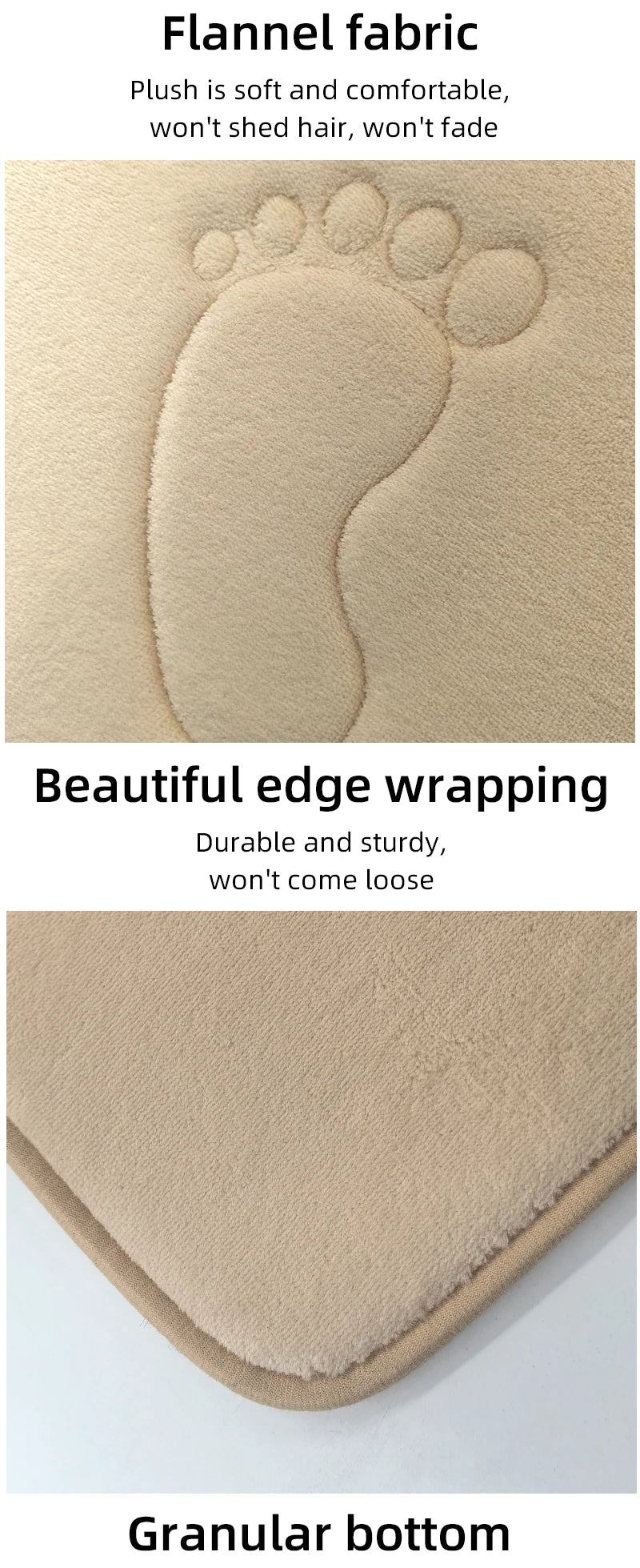 1pc Anti-Slip Cobblestone Floor Mat for Bathroom, and Absorbs Water and Reduces Slips and Falls - BeeTrendyShop.COM