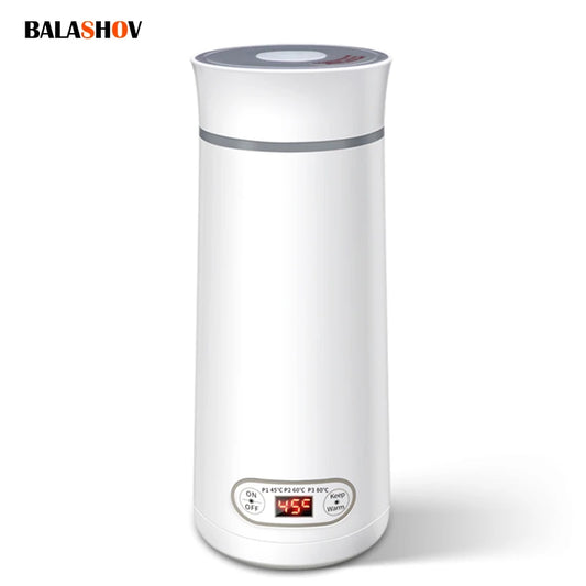 Portable Electric Kettle for Travel – Mini Stainless Steel Water Boiler for Tea & Coffee