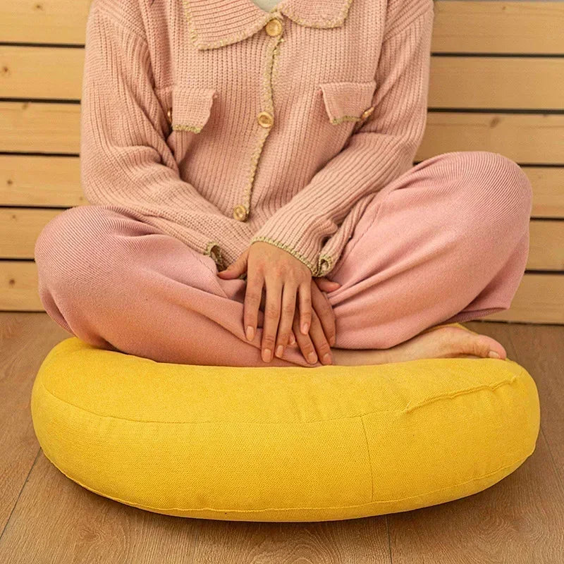 Japanese Style Memory Foam Yoga Seat Cushion 42x42 & 47x47cm – Meditation & Sofa Pillow, All Seasons