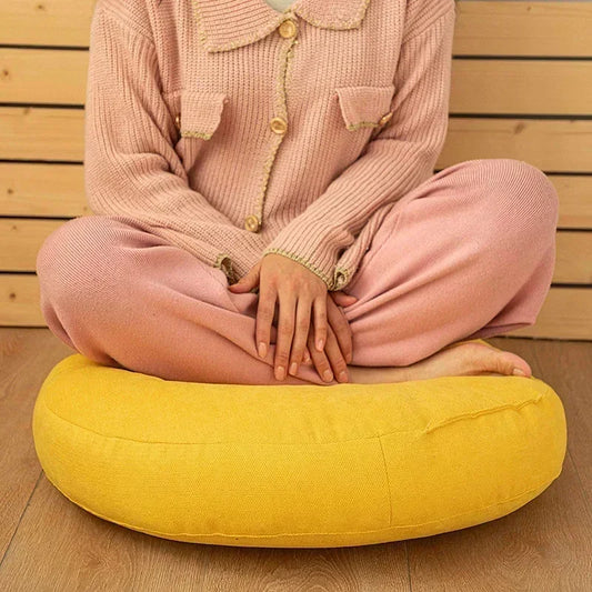 Japanese Style Memory Foam Yoga Seat Cushion 42x42 & 47x47cm – Meditation & Sofa Pillow, All Seasons