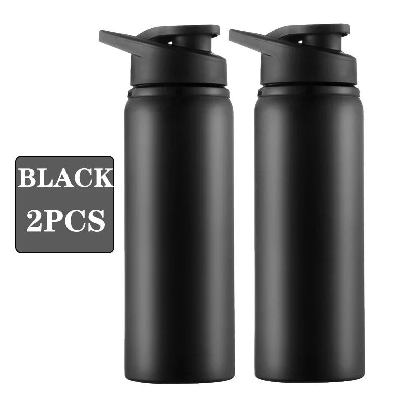 Metal Aluminum Water Bottle 700ml – Leakproof Reusable Sports Bottle for Cycling, Hiking & Gym