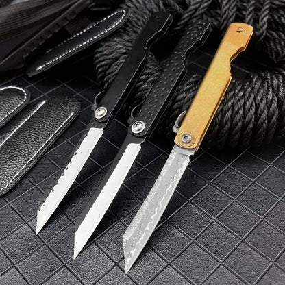 Higonokami Japanese Forged Steel Folding Knife – Outdoor Pocket Survival & EDC Tool