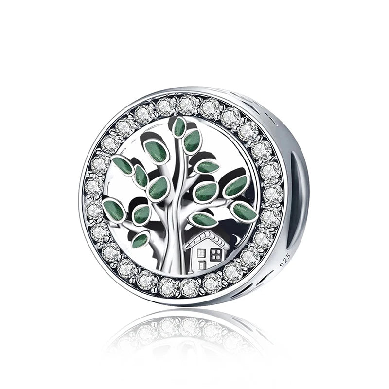 925 Sterling Silver Heart, Flower, Clover & Turtle Charm Bead – DIY Birthday Jewelry