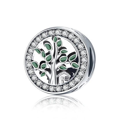 925 Sterling Silver Heart, Flower, Clover & Turtle Charm Bead – DIY Birthday Jewelry
