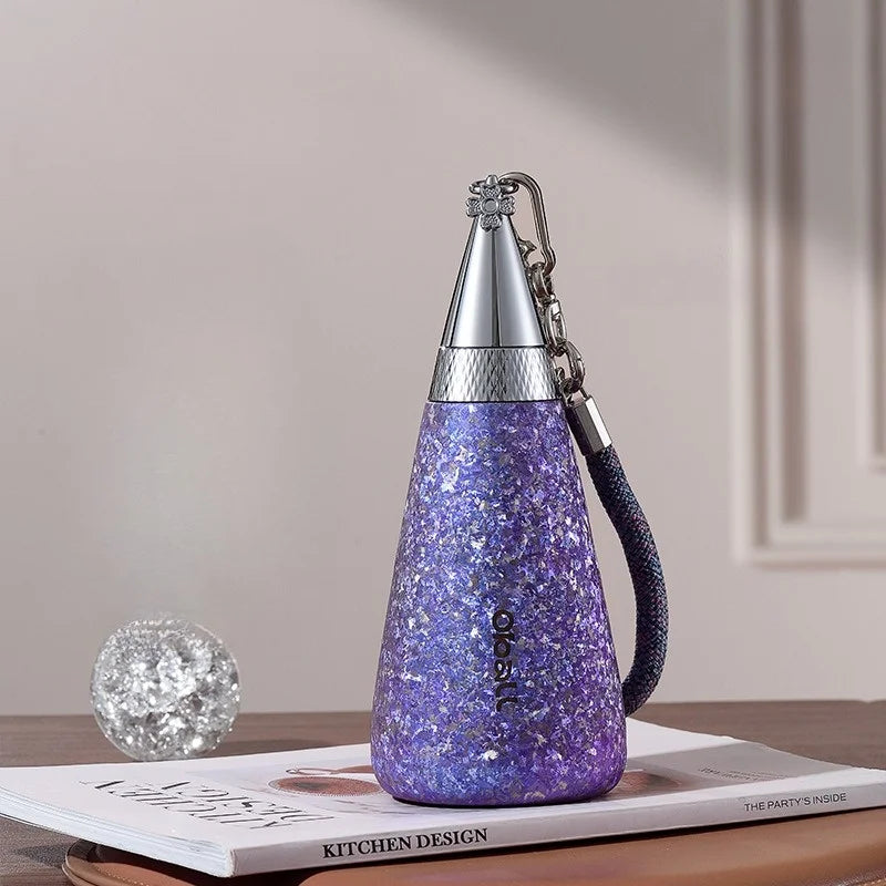 Pure Titanium Thermal Water Bottle – Luxury Insulated Hot & Cold Thermos