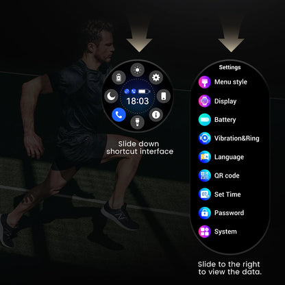 Sport Smartwatch for Android & iOS – AMOLED Screen, GPS, Heart Rate, Bluetooth Calls, Waterproof
