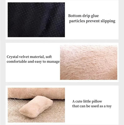 4-Season Removable Pet Sofa Bed - Extra Large Washable Bed for Cats & Dogs - BeeTrendyShop.COM