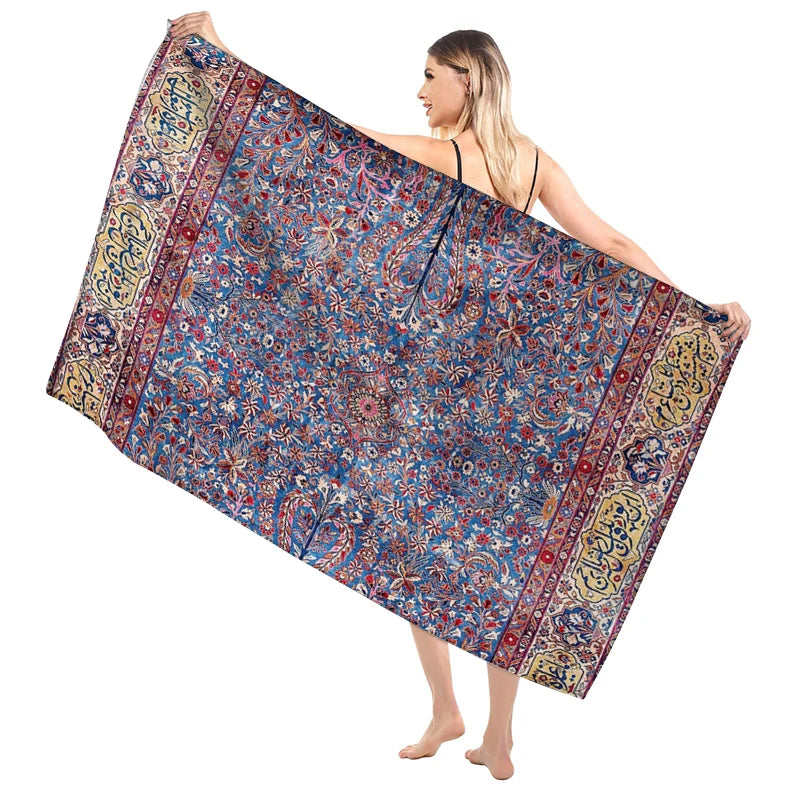 Quick-Dry Microfiber Beach & Bath Towel – Lightweight, Super Absorbent