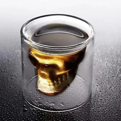 Double Bottom Crystal Cocktail Glass – Multi-Use Bar Drinkware
