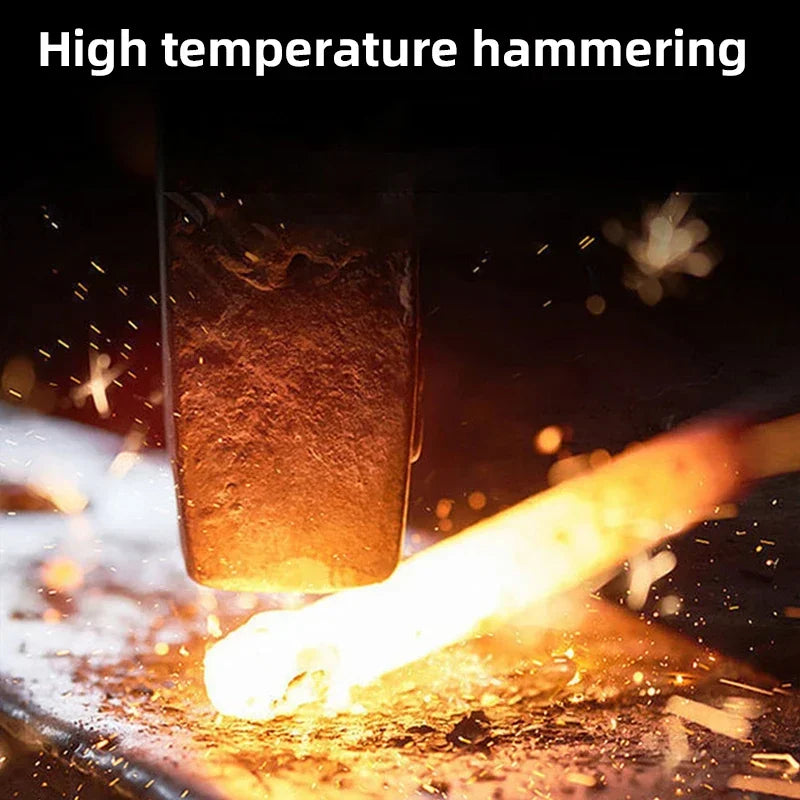 Handmade Forged Butcher Boning Knife Stainless Steel  Knife Meat Cleaver Fruit Cutting Knife Plastic Handle Cooking Tools