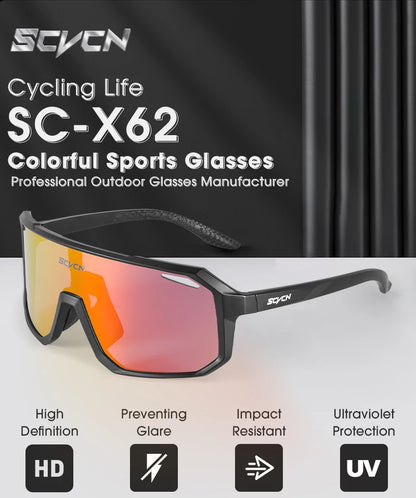 SCVCN Cycling Glasses – UV400 Mountain Bike & Hiking Sports Eyewear