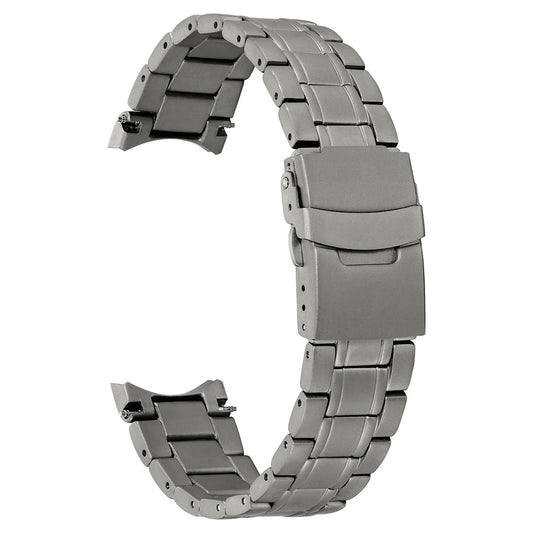 BERNY Quick Release 20m Full Titanium Watch Bands with Titanium Clasp  Bracelet for BERNY T2566MS/T2576MS Watch Replace