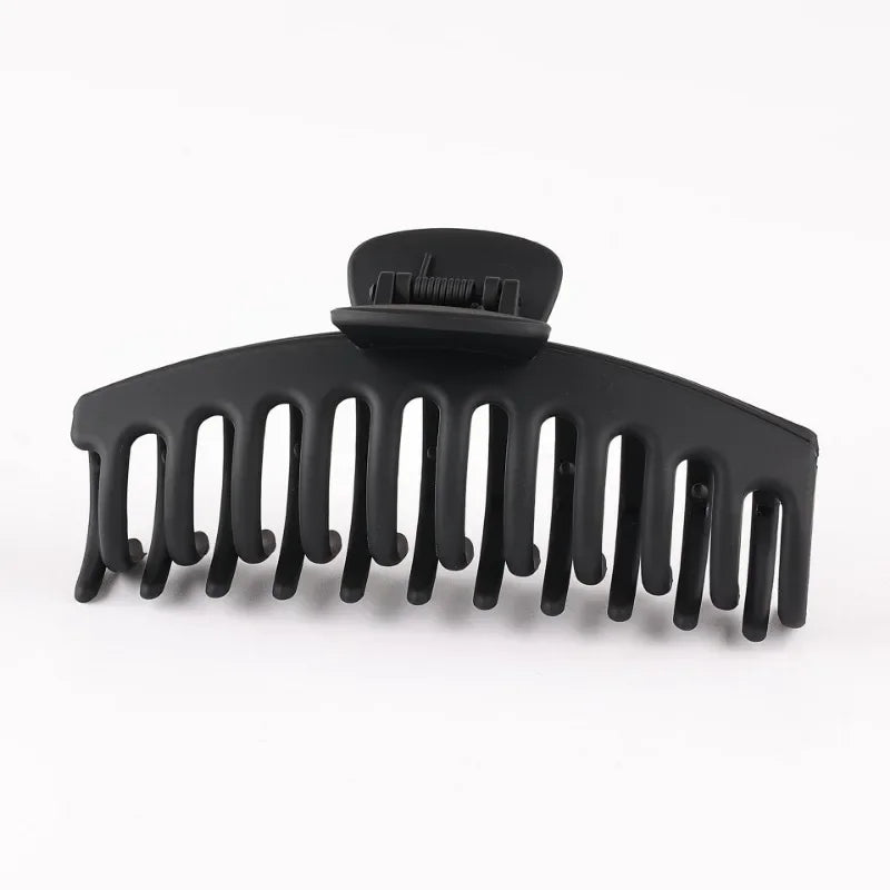 Large Geometric Hair Claw Clip Set – Cross Matte French Hairgrip for Women (1/2/4/6Pcs)