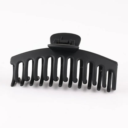 Large Geometric Hair Claw Clip Set – Cross Matte French Hairgrip for Women (1/2/4/6Pcs)