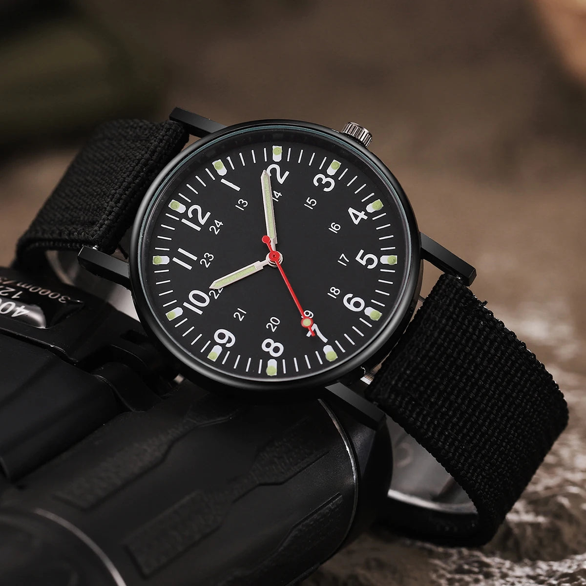 Men Watches Casual Nylon Band Sports Watch Anlog Quartz Military Wristwatches Relogio Masculino Reloj Hombre - BeeTrendyShop.COM