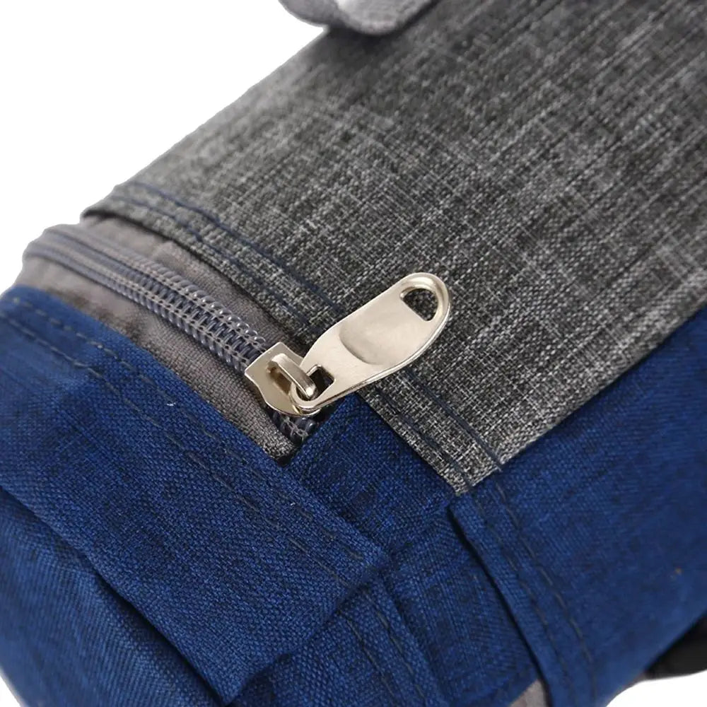 1.5L Insulated Water Bottle Cooler Bag – Thermal Oxford Cloth Tote for Camping & Travel