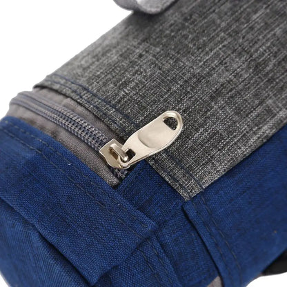 1.5L Insulated Water Bottle Cooler Bag – Thermal Oxford Cloth Tote for Camping & Travel