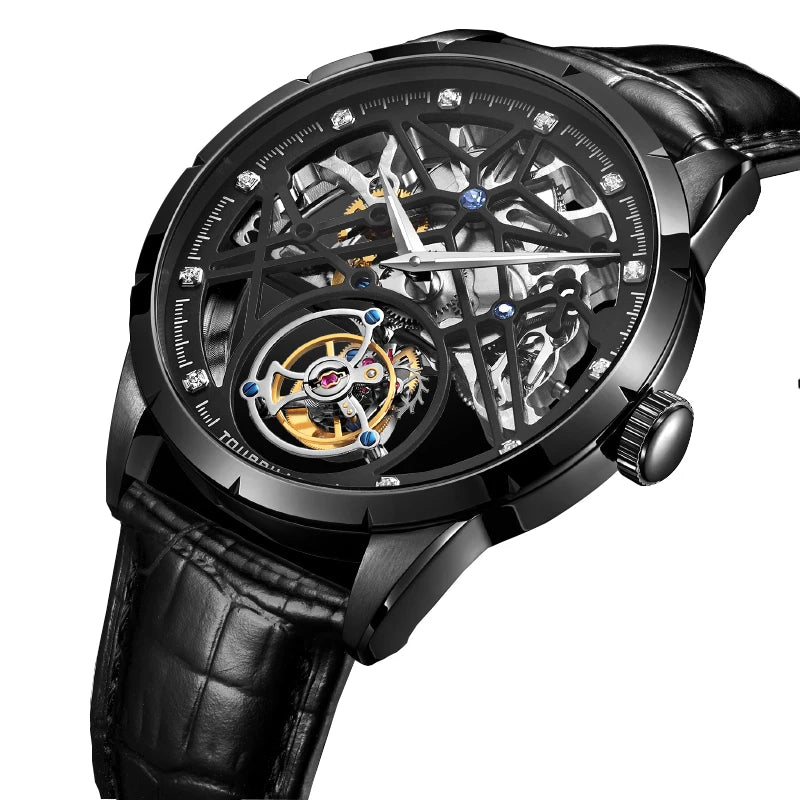 AESOP Original Flying Tourbillon Watches For Men Skeleton Tourbillon Movement Mechanical Watches Sapphire Mirror Official Store