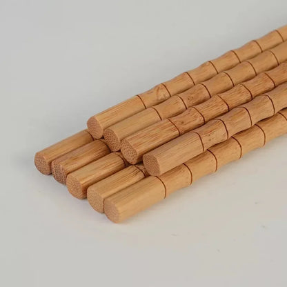 Handmade Natural Bamboo Chopsticks – 24cm Reusable Sushi & Kitchen Tableware