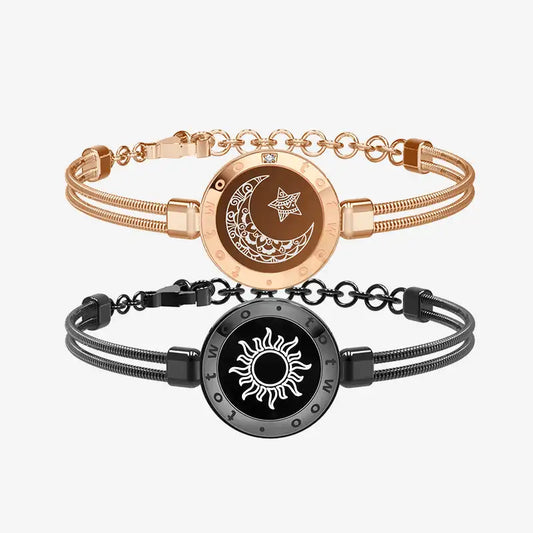 Long Distance Relationship Gifts Smart Sun&Moon Love Bracelet