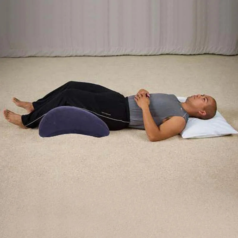 Inflatable Backrest Cushion 45x36cm – Portable Neck & Lumbar Support for Bed, Sofa, Car & Travel