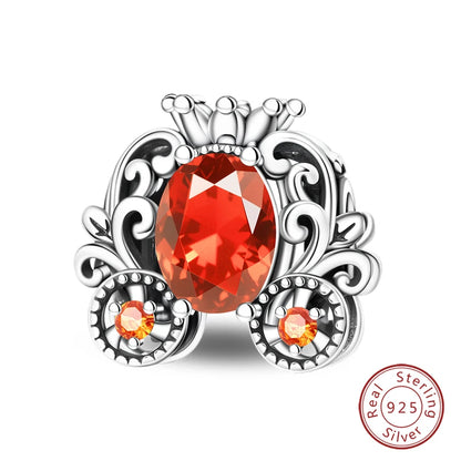 925 Sterling Silver Red Wine, Chili & Dumbbell Charm Bead – Fun DIY Jewelry